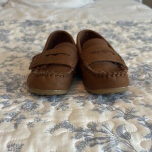 Cat & Jack Brown Leather Loafers Toddler